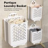 ZUN Joybos® Collapsible Hanging Laundry Basket with Carry Handle 2 Packs 70752951