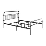 ZUN 86.4" L X 59.6" W X 44"H Metal Bed Frame Queen Size Standerd Bed Frame - BLACK W131472860