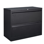 ZUN 2 Drawer Lateral Filing Cabinet for Legal/Letter A4 Size, Large Deep Drawers Locked by Keys, Locking W252110433