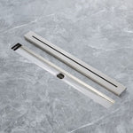 ZUN 28" Linear Grid Shower Drain W1194136052