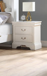 ZUN Modern Bedroom Nightstand White Color Drawers Bed Side Table Plywood HSESF00F4715