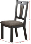 ZUN Simple Elegant Design Wooden Chairs Dining Room 2pcs Chairs Cushion Seats HSESF00F1832