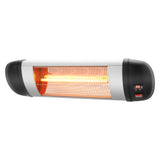 ZUN US PHW-1500CR 1500W Wall Terrace Heater with Remote Control / First Gear / Fake Firewood / Single 59820639