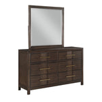 ZUN Kenzo Modern Style Dresser Made with Wood in Walnut B009139179