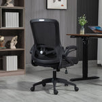 ZUN Ergonomic Office Chair Adjustable Height Computer Chair Breathable Mesh Home Office Desk Chairs with W2068123473