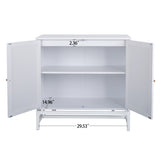 ZUN Natural rattan 2 door cabinet, with 1 Adjustable Inner Shelves, rattan, Accent Storage Cabinet W68840160