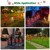 ZUN Christmas Pathway Lights Outdoor Decorations, Solar Christmas Tree Garden Decorative Stake Lights 85429557