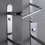 ZUN 304 Stainless Steel Hand Polishing Finished Three Stagger Layers Towel Bars Towel Rack Wall Mounted 18037980