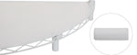 ZUN 6 Tier Shelf Corner Wire Shelf Rack Adjustable Metal Heavy Duty Free Standing Corner Storage Display W155065920