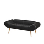 ZUN 57 inch sofa stool PVC fabric can be placed in the bed circumference can also be placed in the porch W1278122704