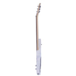 ZUN Novice Flame Shaped Electric Guitar HSH Pickup Bag Strap Paddle Rocker Cable Wrench Tool White 11358458