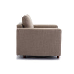 ZUN Single Seat Module Sofa Sectional Couch,Cushion Covers Non-removable Non-Washable,Linen fabric W1439118790