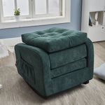 ZUN Accent chair TV Chair Living room Chair Lazy Recliner Comfortable Fabric Leisure Sofa,Modern High W24441374