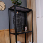 ZUN Heavy Duty Clothing Garment Rack, Freestanding Clothing Rack, Portable Closet Wardrobe with 1 65320198