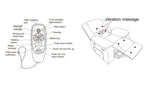 ZUN Electric Power Recliner Chair With Massage For Elderly ,Remote Control Multi-function Lifting, W1203126312