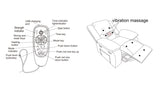 ZUN Electric Power Recliner Chair With Massage For Elderly ,Remote Control Multi-function Lifting, W1203126314