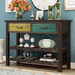 ZUN TREXM Console Table Sofa Table Console Tables for Entryway Hallway Bathroom Living Room with Drawers WF187820AAP