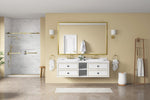 ZUN 72in. W x 48in. H Metal Framed Bathroom for Wall, X Inch Rectangle, Bathroom Vanity W1272125189