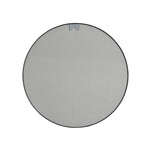 ZUN 32 x 32 Inch Bathroom Mirror Black Aluminum Frame W99967979