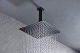 ZUN High Pressure Rain Shower Head, Ultra-Thin Showerhead 304 Stainless Steel Waterfall Shower with W928123455