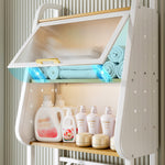 ZUN Joybos® 3-Tier Bathroom Metal Organizer Shelf Over Toilet With Doors 54800538