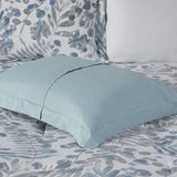 ZUN 5 Piece Seersucker Comforter Set with Throw Pillows B035128838
