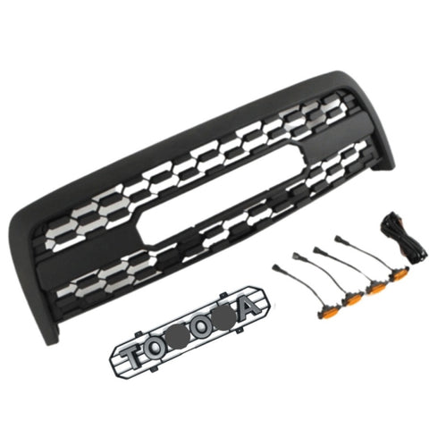 ZUN Grille For 1st Gen 2003 2004 2005 2006 Tundra Trd Pro Grill W/E Lights and Toyota Enblem W2165128691