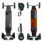 ZUN Electric Skateboards for Adults 3500W Electric Longboard Offroad Dual Belt Motors Mountain Board W34856854