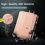 ZUN Hardshell Luggage Spinner Suitcase with TSA Lock Lightweight 24'' PP282802AAH