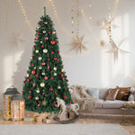 ZUN 7ft Automatic Tree Structure PVC Material 450 Lights Warm Color 8 Modes 1050 Branches Christmas Tree 94808269
