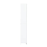 ZUN White Bathroom Storage Cabinet with Shelf Narrow Corner Organizer Floor Standing W1314130139