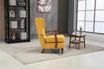 ZUN COOLMORE Wood Frame Armchair, Modern Accent Chair Lounge Chair for Living Room W1539105076