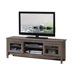 ZUN Techni Mobili Grey Driftwood TV Stand RTA-8855-GRY