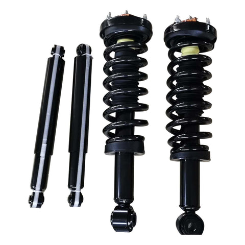 ZUN 4* Front Struts with Springs + Rear Shock Absorbers 171140 for Ford F-150 4.6L, 5.4L 4911262 61034849