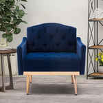 ZUN COOLMORE Accent Chair ,leisure single sofa with Rose Golden feet W39531526