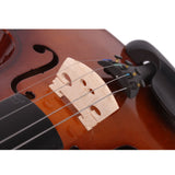 ZUN New 4/4 Acoustic Violin Case Bow Rosin Natural 62444060