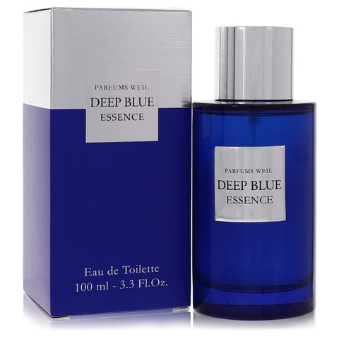 Deep Blue Essence by Weil Eau De Toilette Spray 3.3 oz for Men FX-518565