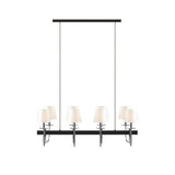 ZUN 8-Light Traditional Chandelier with Drum Shades B03595699