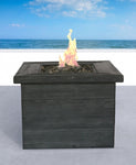 ZUN Living Source International 30" Modern Concrete Box Fire Pit B120P144389