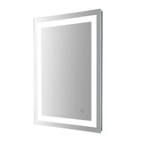 ZUN LED Lighted Bathroom Wall Mounted Mirror with High Lumen+Anti-Fog Separately Control+Dimmer Function 35404765