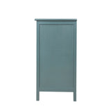 ZUN 2 door cabinet with semicircular elements,natural rattan weaving,suitable for multiple scenes such W688105110