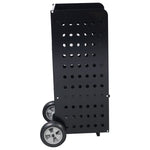ZUN Firewood Cart,fireplace log rolling cart,wood rack ,heavy duty in door outdoor rolling cart W46543806