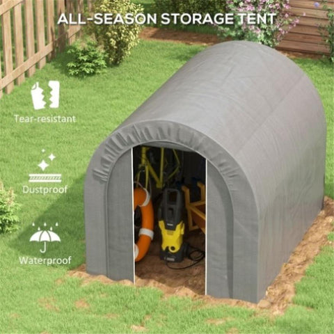 ZUN Outdoor Storage Tent 66376629