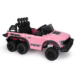 ZUN Electric 12V Battery Pink Kids Ride On Truck Car Pickup w/ RC LED MP3 55971555