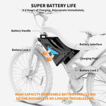 ZUN AOSTIRMOTOR 48V15AH Li-Battery fit for S18 S18-1500W Electric Bikes W115561225
