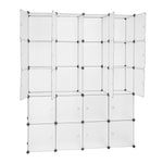 ZUN 20 Storage Cube Organizer Plastic Cubby Shelving Drawer Unit, DIY Modular Bookcase Closet System 18169824