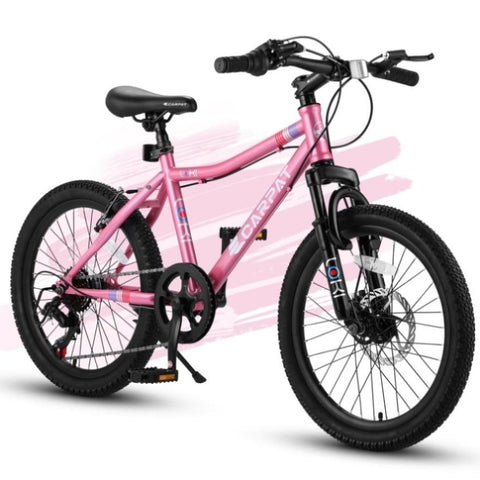 ZUN S20101 Ecarpat 20 Inch Kids Bike, Boys Girls Mountain Bike Ages 8-12, 7 Speed Teenager Children W2233P143431
