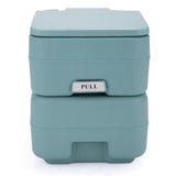 ZUN 5 Gallon Portable Toilet, Flush Potty, Travel Camping Outdoor W2181P146730