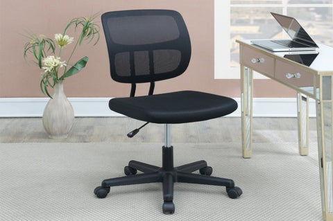 ZUN Elegant Design 1pc Office Chair Black Mesh Desk Chairs wheels Breathable Material Seats HS00F1677-ID-AHD