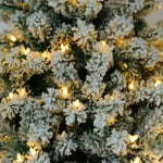 ZUN 6ft Flocking Tied Light 1202 Branches Christmas Tree 64599649